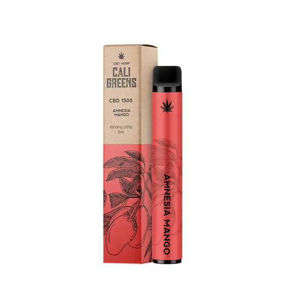Cali Greens CBD GO 1000mg CBD Disposable Vape Pen 1500 Puffs The CBD Guys Cali Greens CBD GO 1000mg CBD Disposable Vape Pen 1500 Puffs The CBD Guys