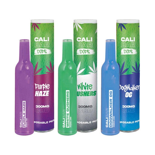 CALI BAR DOPE 300mg Full Spectrum CBD Vape Disposable - Terpene Flavou The CBD Guys CALI BAR DOPE 300mg Full Spectrum CBD Vape Disposable - Terpene Flavou The CBD Guys
