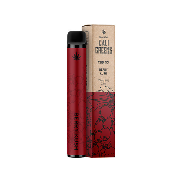 Cali Greens CBD GO 150mg CBD Disposable Vape Pen 400 Puffs The CBD Guys Cali Greens CBD GO 150mg CBD Disposable Vape Pen 400 Puffs The CBD Guys
